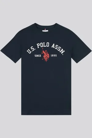 U.S. Polo Assn. U. S. Polo Assn. Boys 100% Cotton Signature Arch Print T-Shirt166168 cm