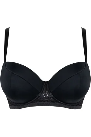Curvy Kate Lace Daze Padded T-Shirt Balcony Black Bra38 GG