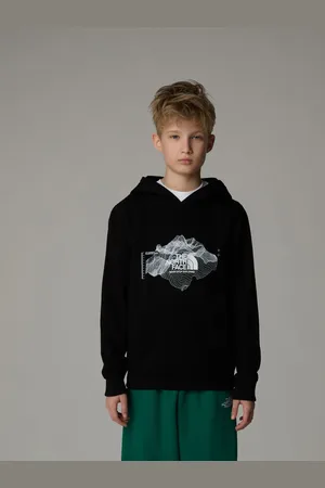 The North Face Teen Boys Topographic 100% Cotton HoodieM