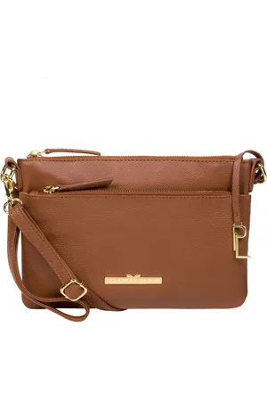 PURE LUXURIES LONDON Lytham Leather Clutch BagJeden