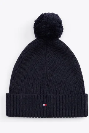 Tommy Hilfiger 100% Organic Cotton Pom Pom BeanieS-M
