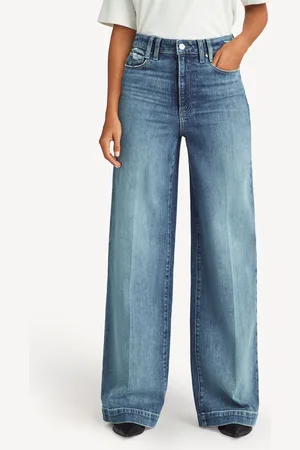 Paige Blue Harper 30IN Wide Leg Jeans28 R