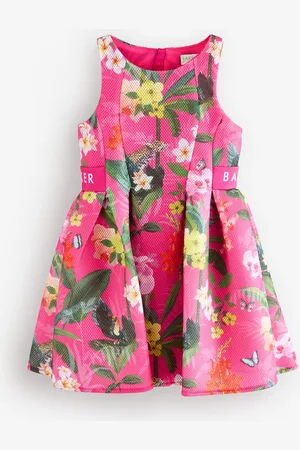 Ted Baker Pink Floral Airtex Scuba Dress122128 cm