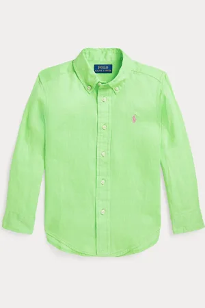 Ralph Lauren Boys 100% Linen Shirt128134 cm