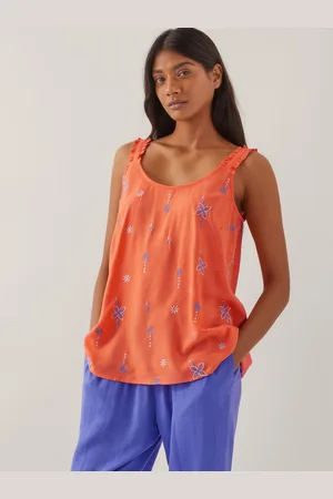 Monsoon Kamila Embroidered Cami TopL