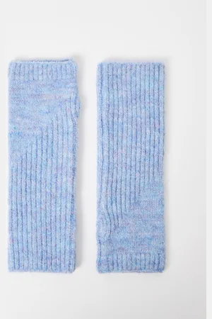 Oliver Bonas Marl Knitted Wrist Warmers GlovesJeden