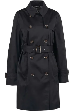 Barbour Greta Showerproof Trench 100% Cotton Coat44