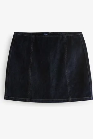 Next Denim Mini Skirt44 Wysoki
