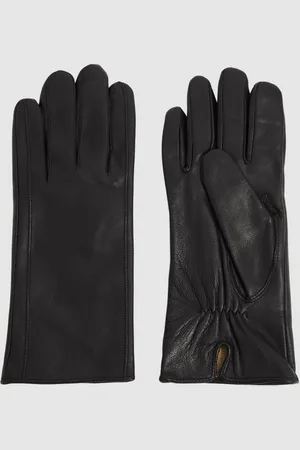 Reiss Giselle Leather GlovesS-M