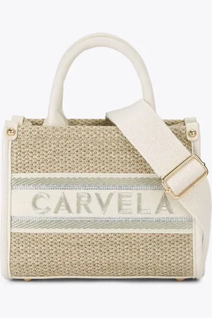 Carvela Cream Beach Glam Mini Tote BagJeden