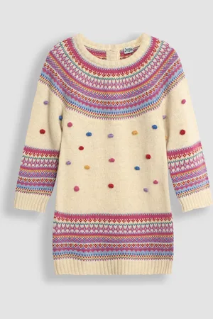 JoJo Maman Bébé Fairisle Pattern Knitted Dress6