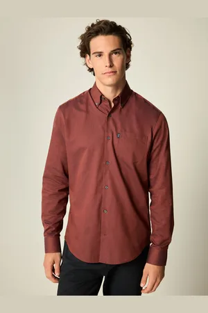 Next Easy Care Long Sleeve Royal Oxford Single Cuff Shirt With Button Down CollarXXL
