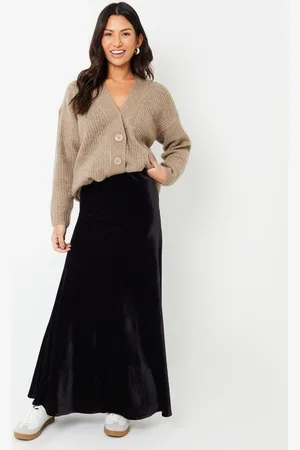 Threadbare Maxi Satin Slip Skirt38