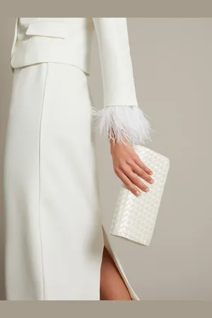 Monsoon Becky Woven Bridal Clutch BagJeden