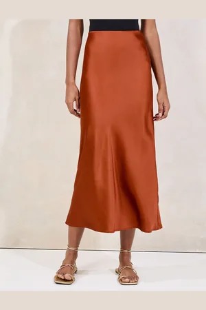 Lipsy London Satynowa spódnica midi 42