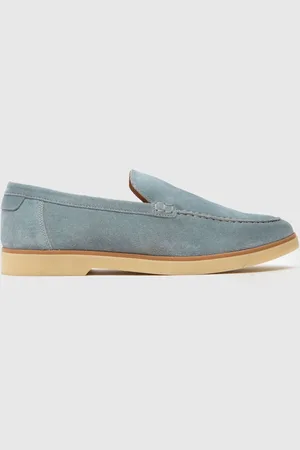 Schuh Blue EC Riggs Suede Loafersuk10eu44