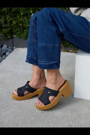 Crocs Brooklyn Woven Sepia Wedge Sandals7 EU 39 -40