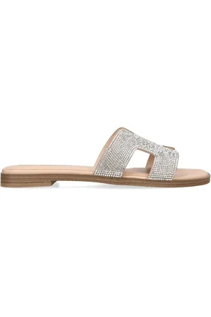 Kurt Geiger Silver Chrome Raven Bling SandalsEU 38 (UK 5)