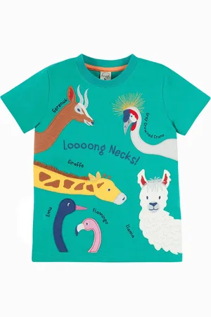 Frugi Red Carsen Applique T-shirt