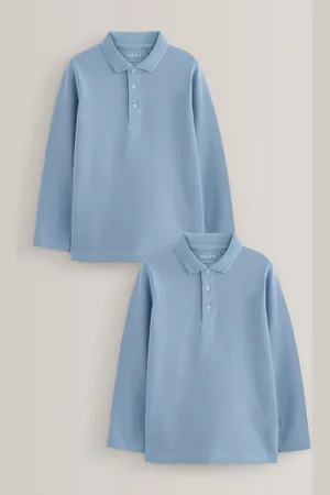 Next Szkolne koszulki polo z długim rękawem, 100% bawełna (3-16 lat)3 lat (98 cm)