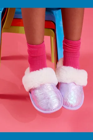 Accessorize Girls Star Mule SlippersEU 25 (UK 7.5)