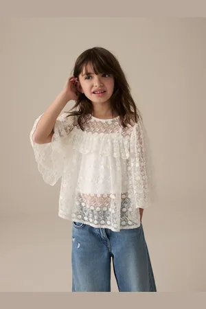 Next 100% Cotton Lace Blouse (3-16yrs)14 lat (164 cm)