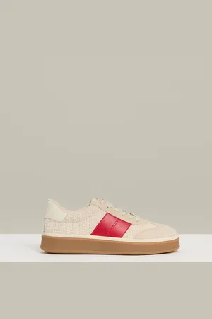 Reiss Lizzie Woven Low-Top Trainerseu37