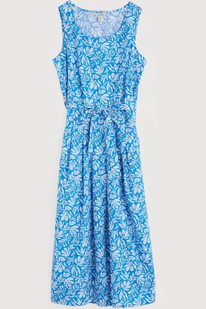 Seasalt Cornwall Petite Belle Fit-and-flare Midi 100% Organic Cotton Dress40