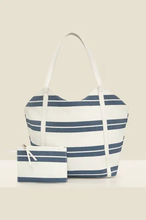 Sosandar Stripe Large Beach BagJeden