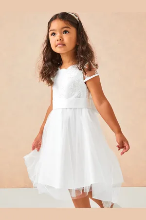 Lipsy London Lace Cap Sleeve Occasion Dress (2-5yrs)24 Months (92cm)