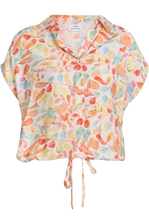 Gina Bacconi Orange Faith Tie Waist ShirtXL