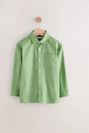 Next Relaxed Fit Long Sleeve Oxford Shirt (3-16yrs)8 lat (128 cm)