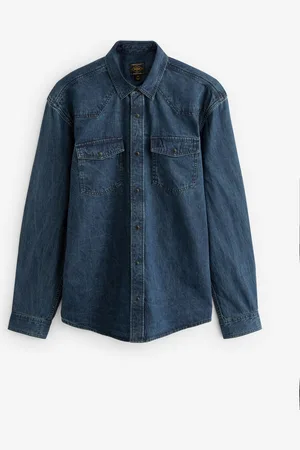 Next Denim Western 100% Cotton Long Sleeve Shirt3XL
