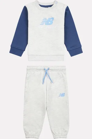 New Balance Kids 100% Cotton Crew Top & Joggers Set98104 cm