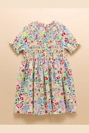 Joules Gracie Short Sleeve Shirred Dress6 lat (116 cm)