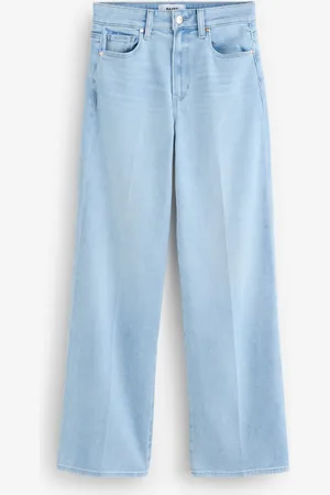 Paige Anessa Raw Hem Wide Leg Jeans42