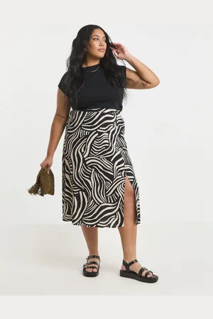 Simply Be Side Split Midi Skirt36