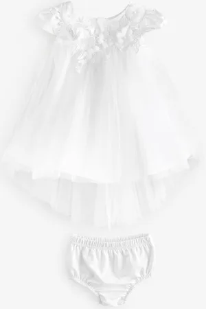 IAME Girls Party White Dress7480 cm