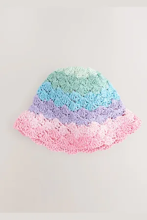 Next 100% Cotton Straw Cloche Bucket Hat (3mths-16yrs)110116 cm