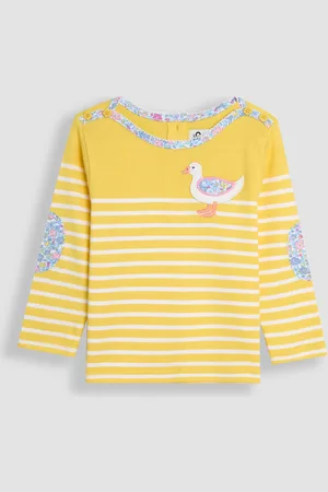 JoJo Maman Bébé Appliqué Pocket Breton Top8086 cm