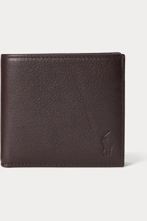 Ralph Lauren Pebbled Leather Billfold Coin WalletJeden