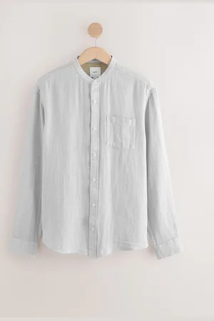 Next Cotton Linen Blend Long Sleeve ShirtX-Large
