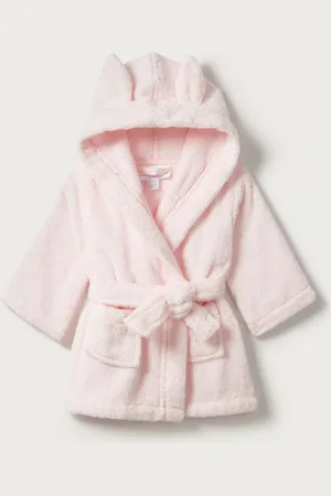 The White Company Szlafrok niemowlęcy w 100% z bawełny z uszami króliczkaL