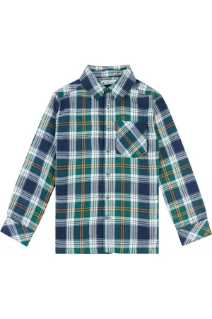 Ben Sherman Boys Hopsack Check Shirt7