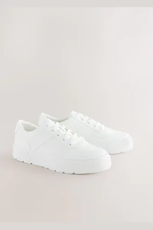Next Signature Leather Cleat Chunky Lace Up Trainerseu39