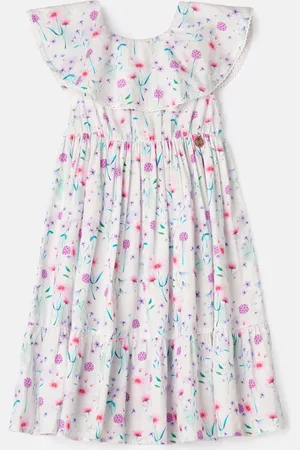 Angel & Rocket Eloisa Floral Print 100% Cotton Collar Sundress8 lat (128 cm)