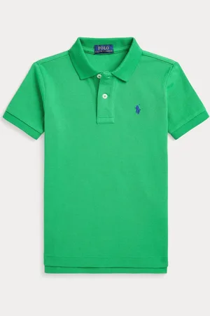 Ralph Lauren Boys Green The Iconic Pique 100% Cotton Polo Shirt6 lat (116 cm)