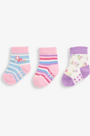 JoJo Maman Bébé Tractor Socks 3 Pack6