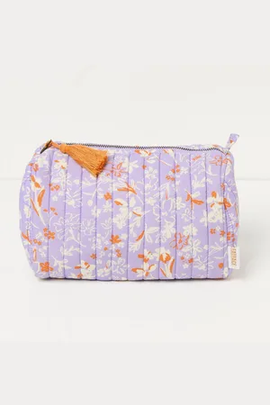 Fat Face FatFace Floral Print Quilted Make-Up 100% Cotton BagJeden