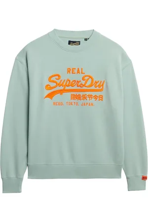 Superdry VL Neon Loose Crew 100% Cotton Sweat Top42